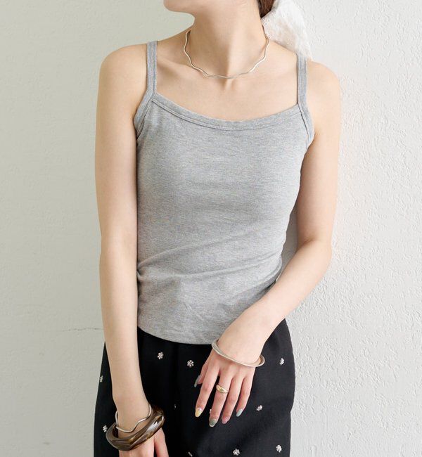  「パット付きバックシャンレースキャミソール」|キャミソール|