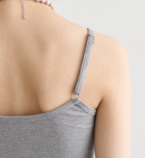  「パット付きレースティアードキャミソール」|キャミソール|