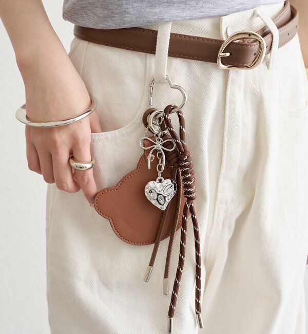  「ベアモチーフチャーム」|その他|ブラウン