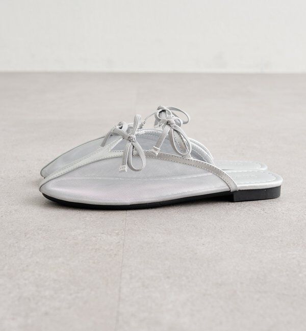  「リボンチュールフラットシューズ」|その他|