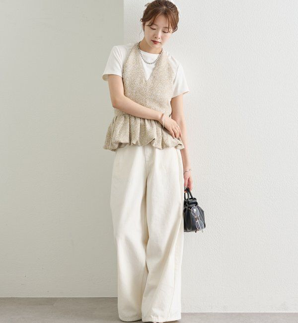  「ジャガードホルタービスチェ」|シャツ・ブラウス|