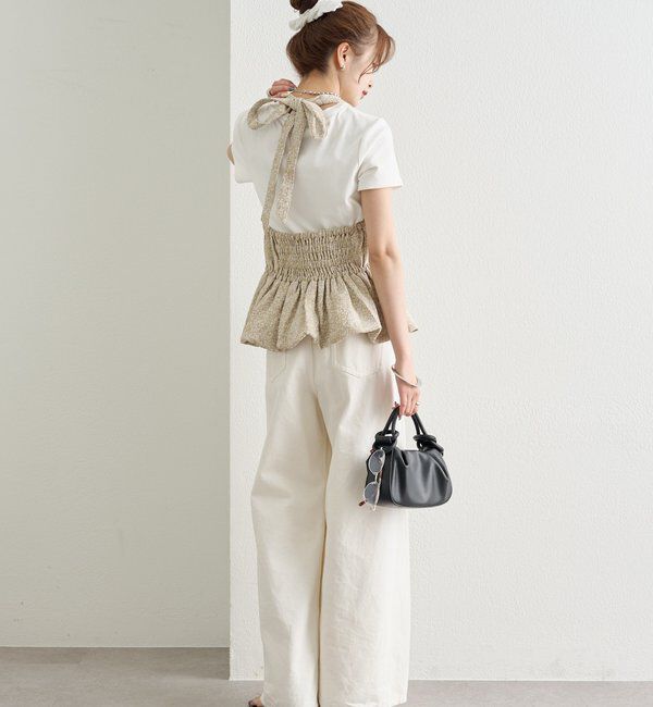  「ジャガードホルタービスチェ」|シャツ・ブラウス|