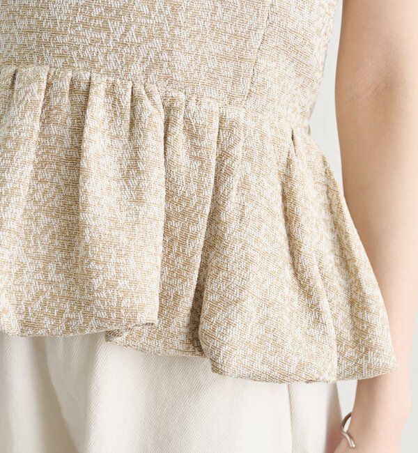  「ジャガードホルタービスチェ」|シャツ・ブラウス|