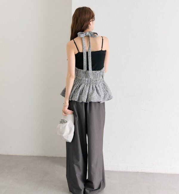  「ジャガードホルタービスチェ」|シャツ・ブラウス|