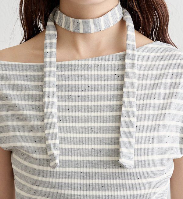  「裾フリルワンショルカットソー」|Tシャツ・カットソー|