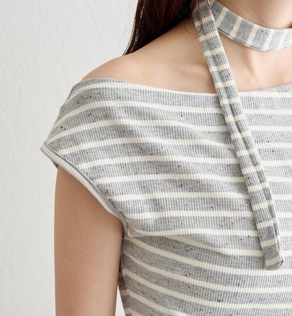  「裾フリルワンショルカットソー」|Tシャツ・カットソー|
