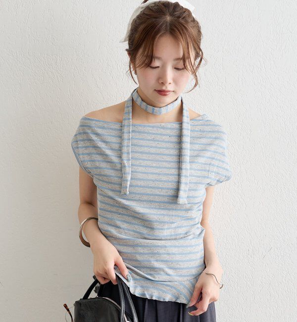  「裾フリルワンショルカットソー」|Tシャツ・カットソー|