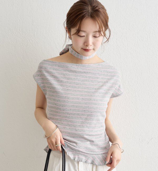  「裾フリルワンショルカットソー」|Tシャツ・カットソー|