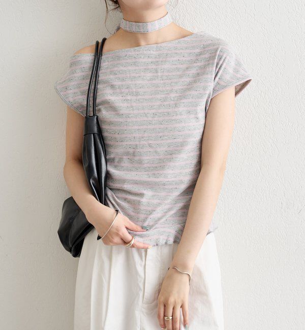  「裾フリルワンショルカットソー」|Tシャツ・カットソー|