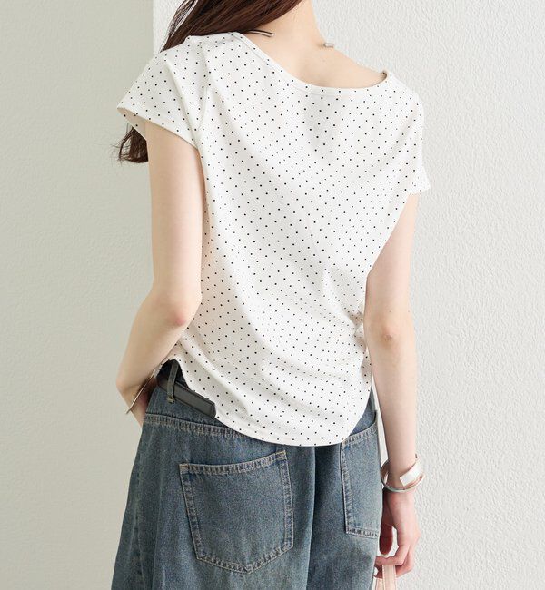  「ドットプリント半袖Tシャツ」|Tシャツ・カットソー|