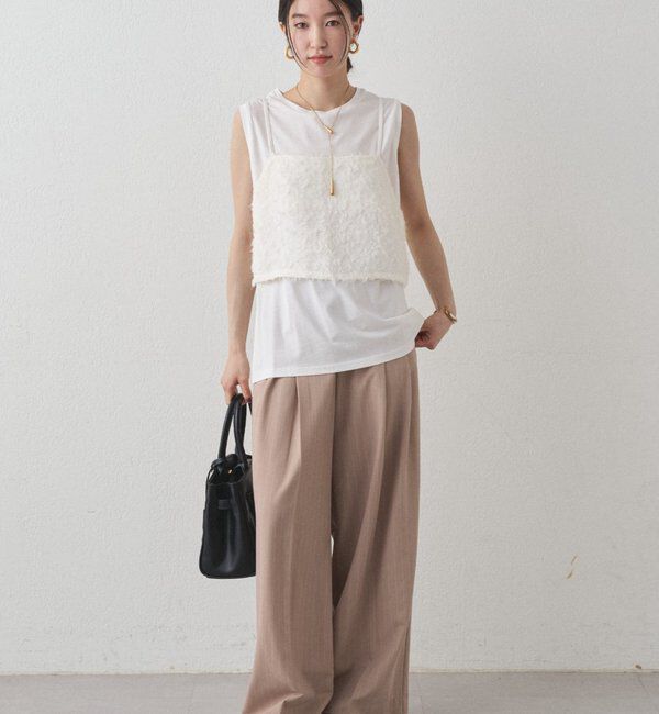  「2タックワイドパンツ」|チノ|