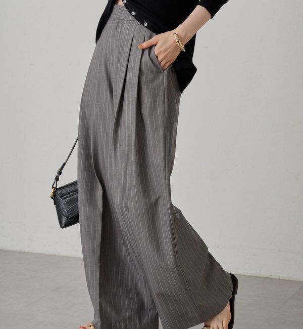  「2タックワイドパンツ」|チノ|