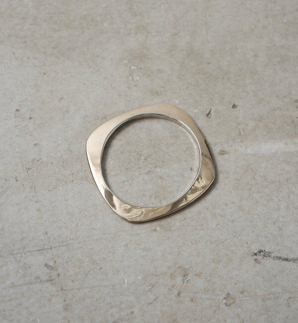  「【GALENA/ガレナ】スクエアバングル」|ブレスレット・バングル|ゴールド