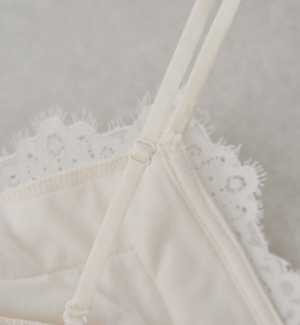  「カップ付き総レースキャミ」|キャミソール|