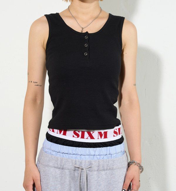  「リングドットタンクトップ」|キャミソール|