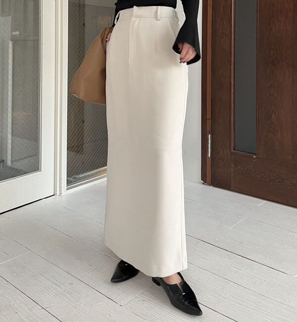  「【累計1万枚突破/全骨格◎/低身長サイズ】マキシIラインスカート」|スカート|
