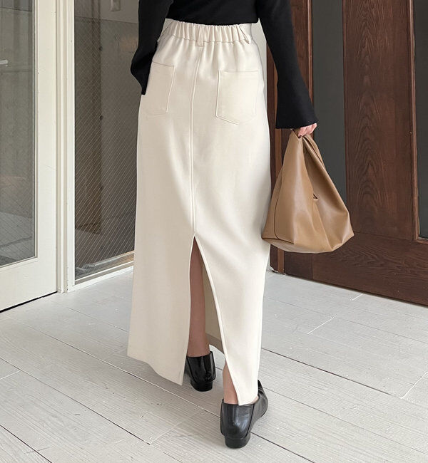  「【累計1万枚突破/全骨格◎/低身長サイズ】マキシIラインスカート」|スカート|