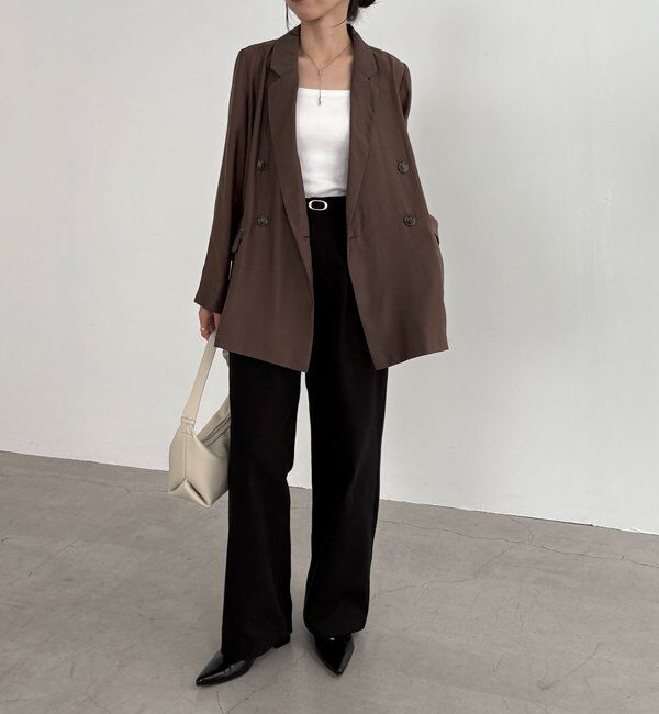  「【全骨格細見え/オフィスコーデにも◎】ライトテーラージャケット」|テーラードジャケット|