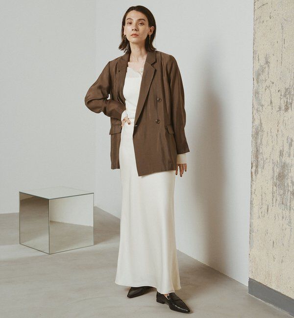  「【全骨格細見え/オフィスコーデにも◎】ライトテーラージャケット」|テーラードジャケット|