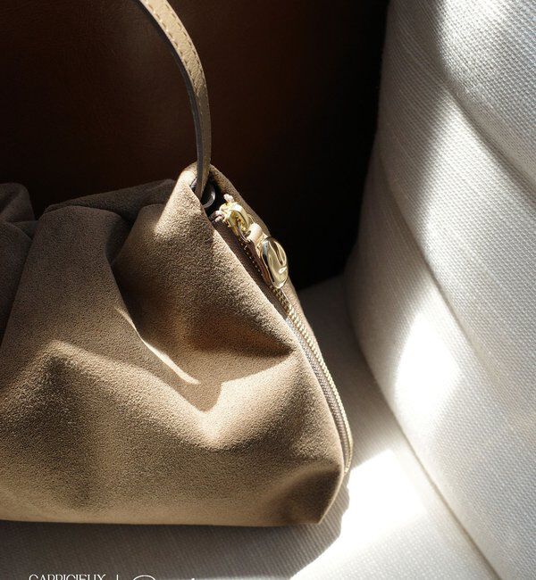  「【LE'MAGE&times;gemeilコラボ】スエードワンハンドルバッグ」|トートバッグ|