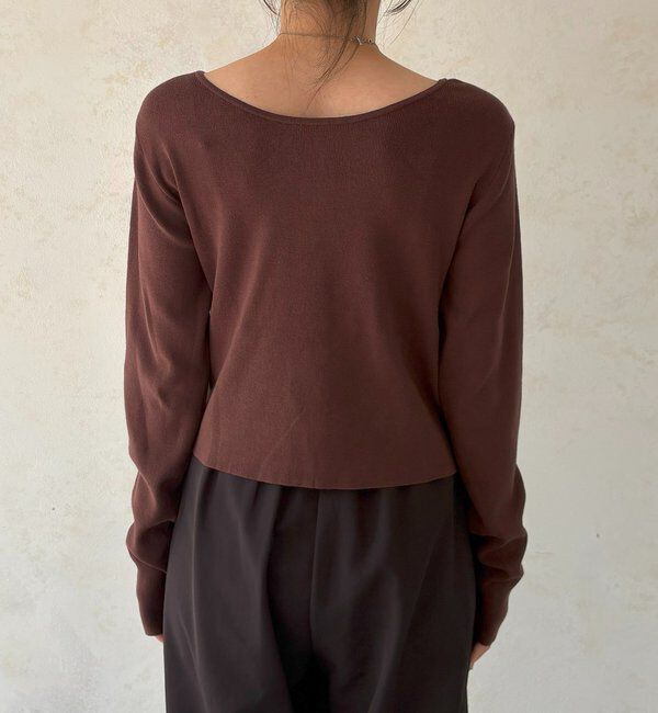  「【WEB限定】Wジップレイヤードニット」|カーディガン|