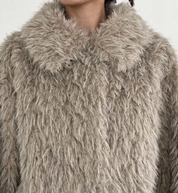  「【サイズ展開あり/軽量】MIXファースタンドカラーコート」|その他|