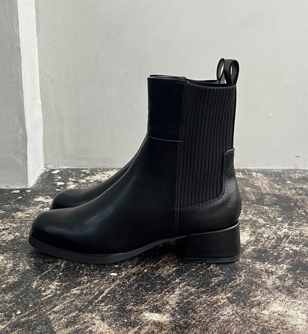  「【話題の人気シューズが再登場！】リブ切替ショートブーツ」|ロングブーツ|