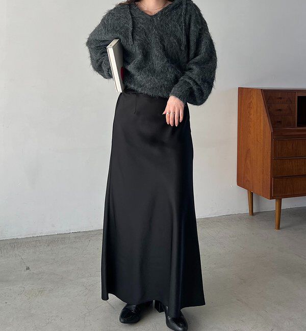  「シャギーニットフーディ」|ニット・セーター|