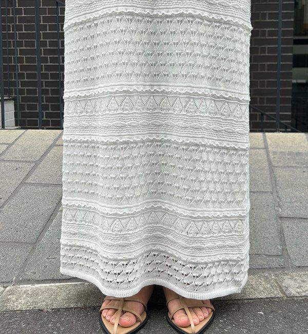  「【安心感のある裏地付き】深Vレースワンピース」|ワンピース|