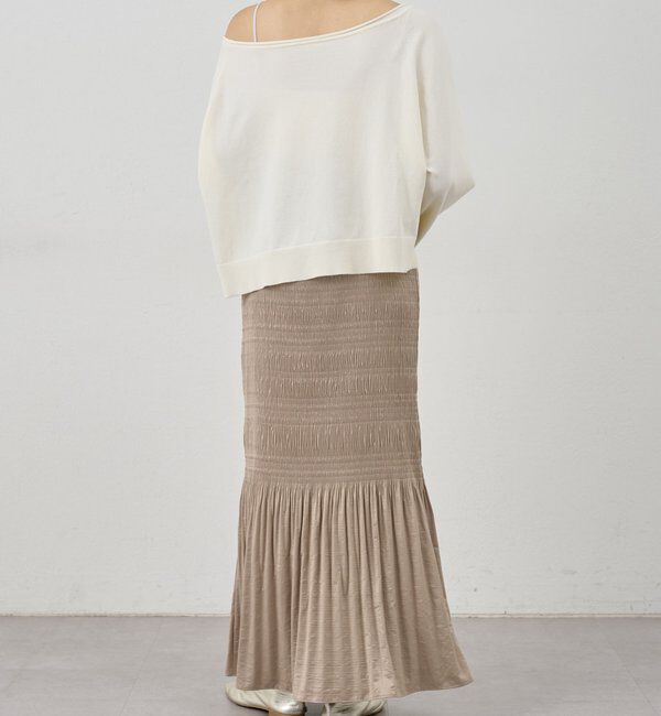  「クロップドルーズニット」|ニット・セーター|