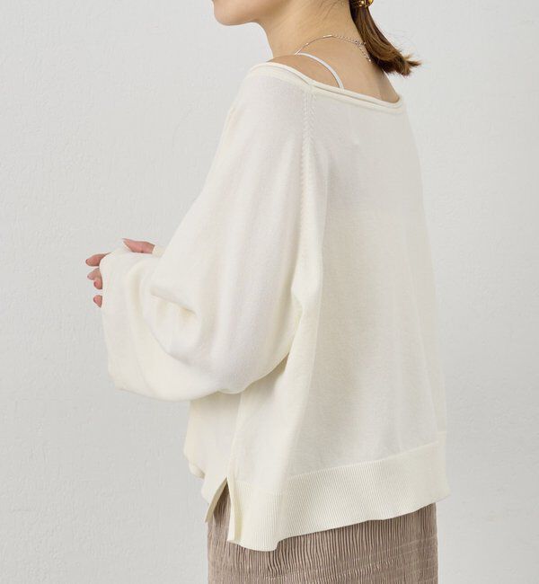 「クロップドルーズニット」|ニット・セーター|