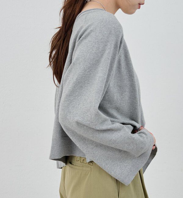  「クロップドルーズニット」|ニット・セーター|