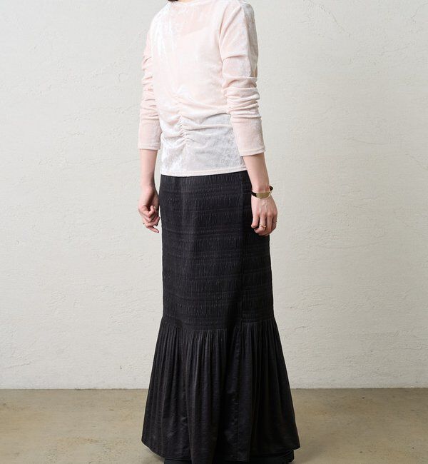  「プリーツマキシスカート」|スカート|