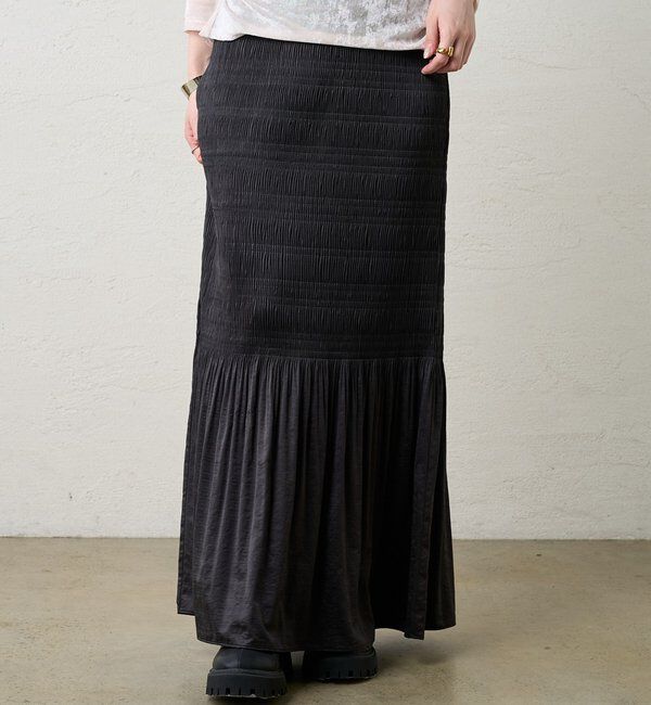  「プリーツマキシスカート」|スカート|