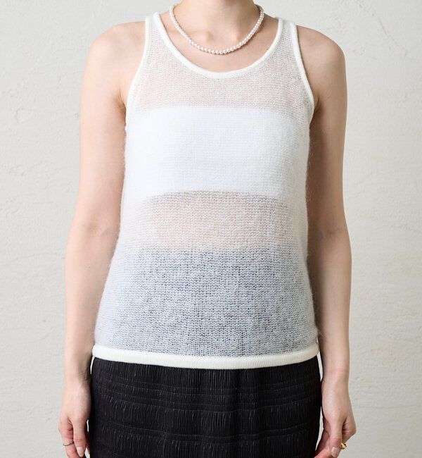  「レイヤードシアーニット」|ニット・セーター|