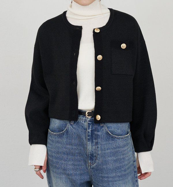  「ラメニットカーディガン」|カーディガン|