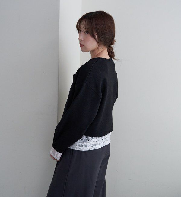  「ラメニットカーディガン」|カーディガン|