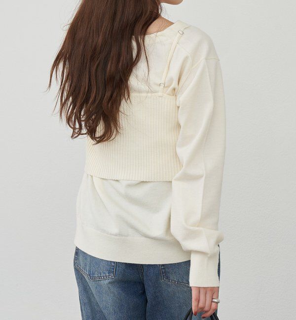  「ビスチェセットカーディガン」|カーディガン|