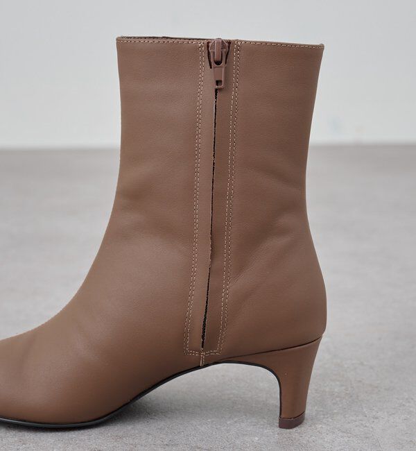  「センターステッチレザーブーツ」|ロングブーツ|