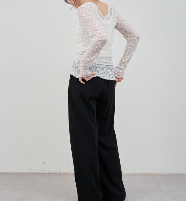  「【インフルエンサー＠tsuru00コラボ】3タックスラックスパンツ」|チノ|