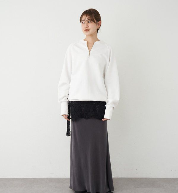  「2WAYジップスウェット」|Tシャツ・カットソー|