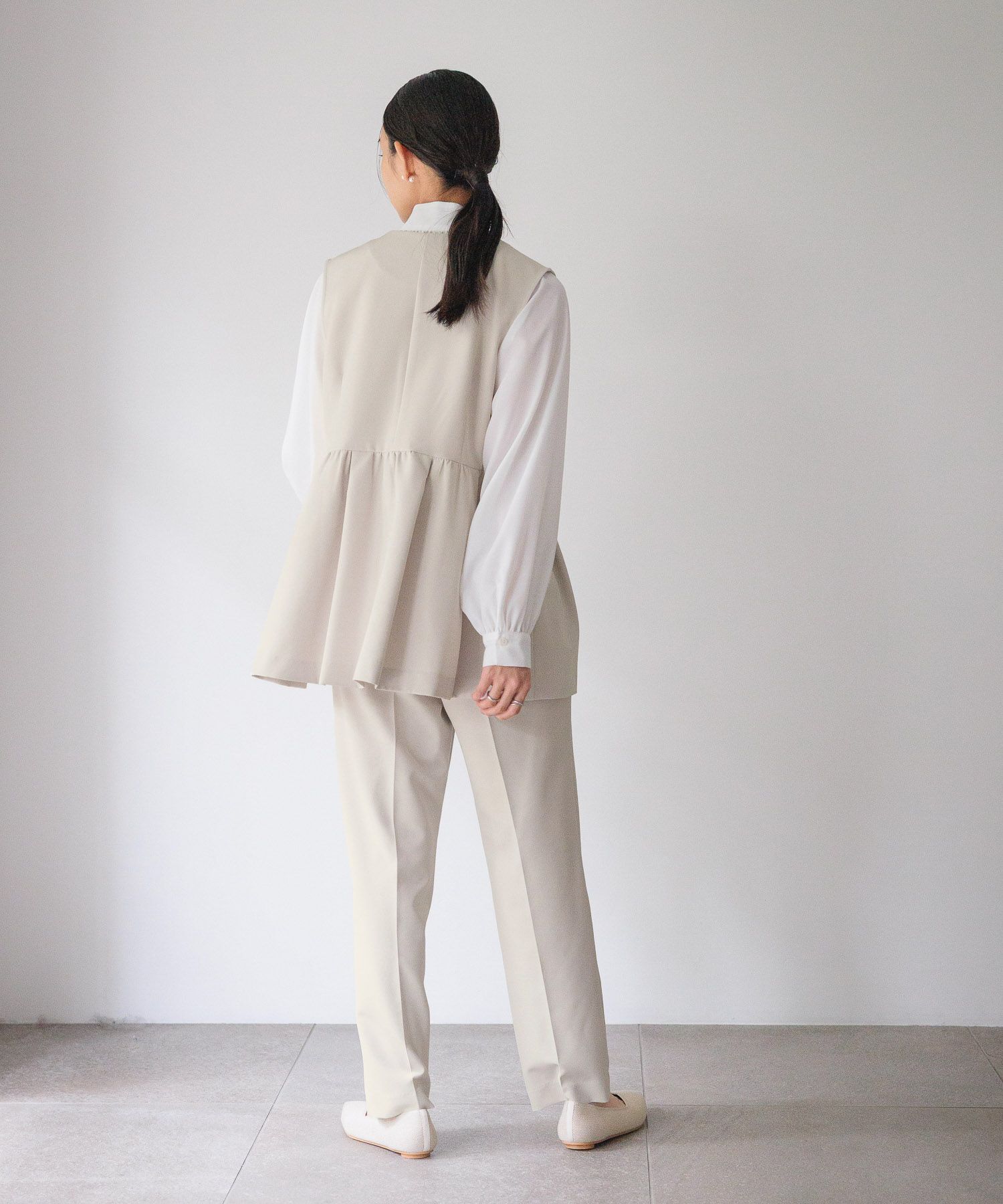  「【入卒／セレモニー】　ペプラムジレ」|ベスト・ジレ|