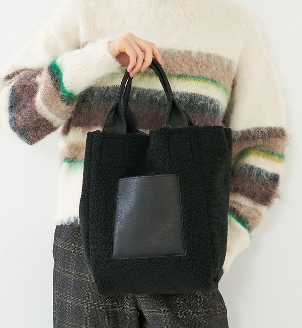 collex「リバーシブルボアトート2WAYバッグ」|トートバッグ|