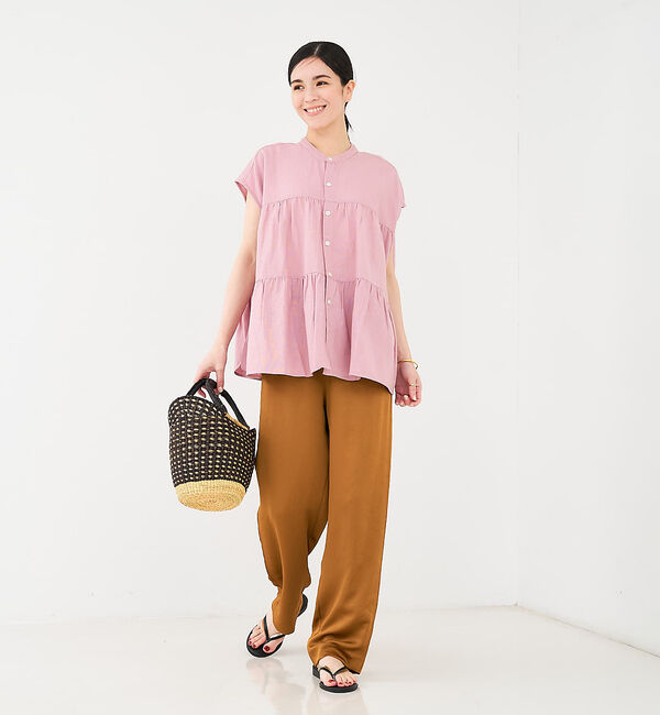 collex「切替ギャザーブラウス」|シャツ・ブラウス|