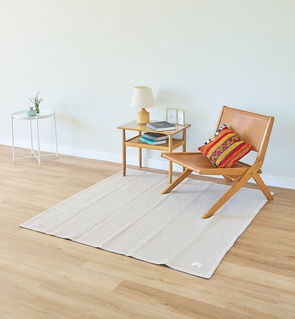 collex「イブル クラウド柄 オーガニックコットン キルティングマット 正方形 150&times;1」|食器・キッチングッズ|ベージュ