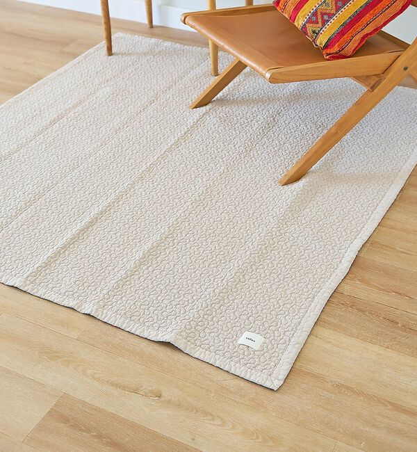 collex「イブル クラウド柄 オーガニックコットン キルティングマット 正方形 150&times;1」|食器・キッチングッズ|