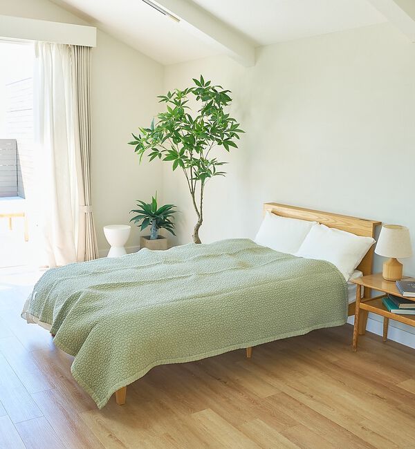 collex「イブル クラウド柄 オーガニックコットン キルティングマット 正方形 150&times;1」|食器・キッチングッズ|