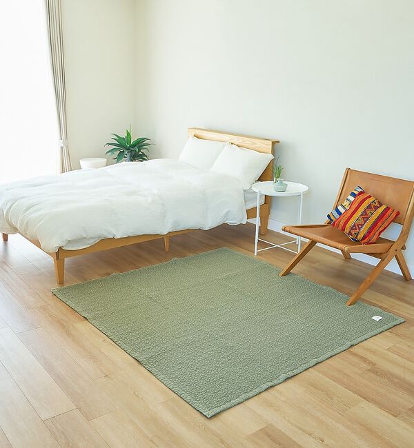 collex「イブル クラウド柄 オーガニックコットン キルティングマット 正方形 150&times;1」|食器・キッチングッズ|