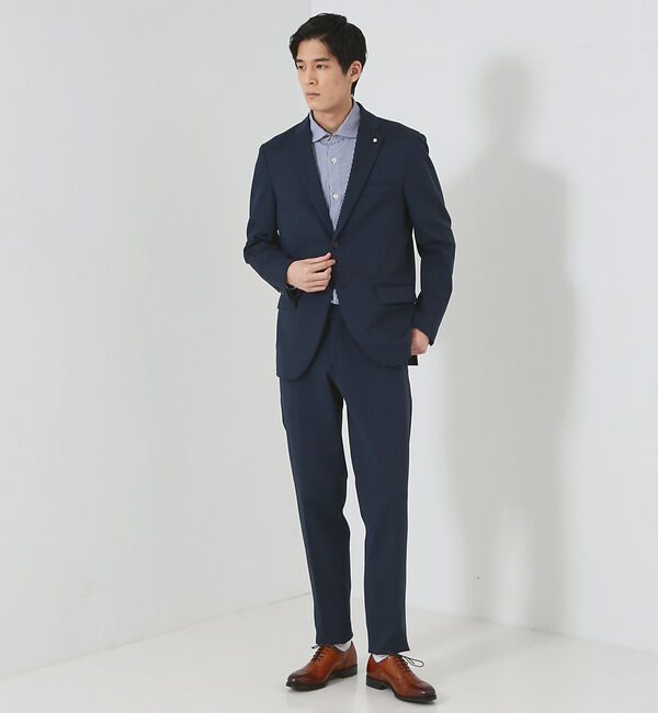 ABAHOUSE「【FLEX SHIRTS】マルチストレッチ ナローストライプ シャツ」|シャツ・ブラウス|