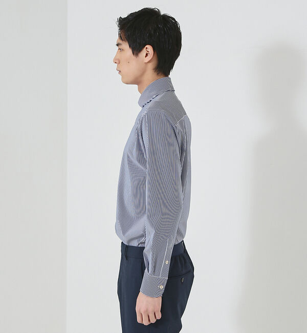 ABAHOUSE「【FLEX SHIRTS】マルチストレッチ ナローストライプ シャツ」|シャツ・ブラウス|